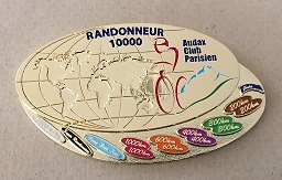 Randonneur 10000 Medal